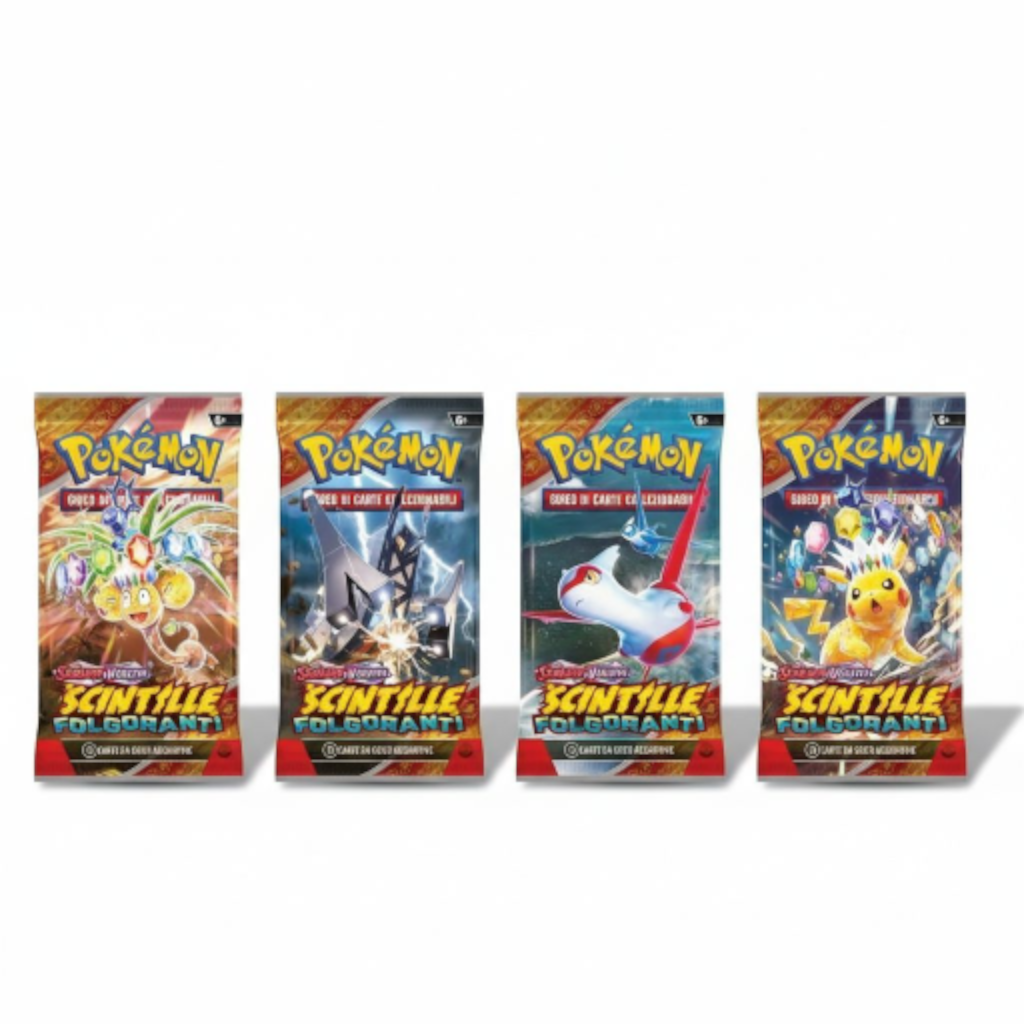 Bustine singole scintille folgoranti